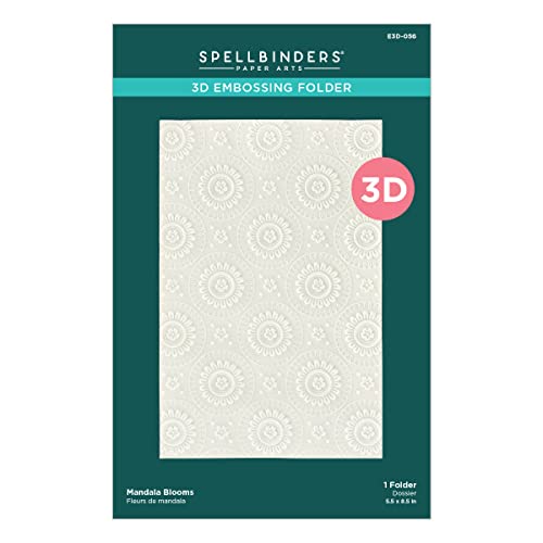 Spellbinders 3d Embossing Folder 5.5"X8.5"-Mandala Blooms Spellbinders 3d Embossing Folder 5.5"X8.5"-Mandala Blooms von Spellbinders