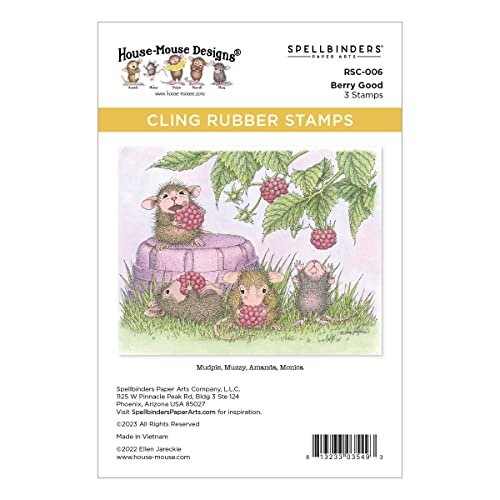Spellbinders House-Mouse Designs Berry Good Gummistempel aus der Frühlingskollektion, Rot, 1 Stück Spellbinders House-Mouse Designs Berry Good Gummistempel aus der Frühlingskollektion, Rot, 1 Stück von Spellbinders