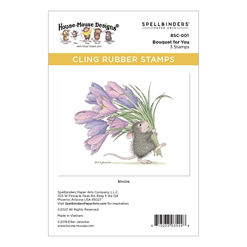 Spellbinders Bouquet for You Gummistempel aus der Frühlingskollektion von House-Mouse Designs, Rot, 1 Stück Spellbinders Bouquet for You Gummistempel aus der Frühlingskollektion von House-Mouse Designs, Rot, 1 Stück von Spellbinders