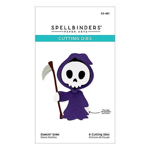 Spellbinders Dancin' Grim geätzte Stanzformen aus der Dancin' Halloween-Kollektion Spellbinders Dancin' Grim geätzte Stanzformen aus der Dancin' Halloween-Kollektion von Spellbinders