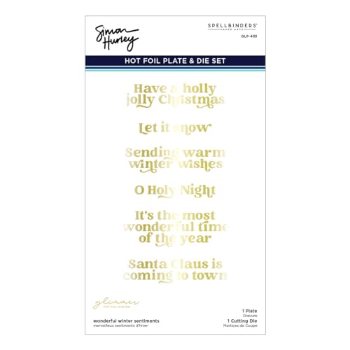 Spellbinders GLP-433 Wunderbare Winterstimmungen Glimmer und Stanzformen, Metall, One size Spellbinders GLP-433 Wunderbare Winterstimmungen Glimmer und Stanzformen, Metall, One size von Spellbinders