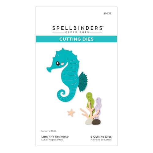 Spellbinders S1-137 Luna The Seepferdchen, geätzte Stanzformen aus der Out and About Kollektion Spellbinders S1-137 Luna The Seepferdchen, geätzte Stanzformen aus der Out and About Kollektion von Spellbinders