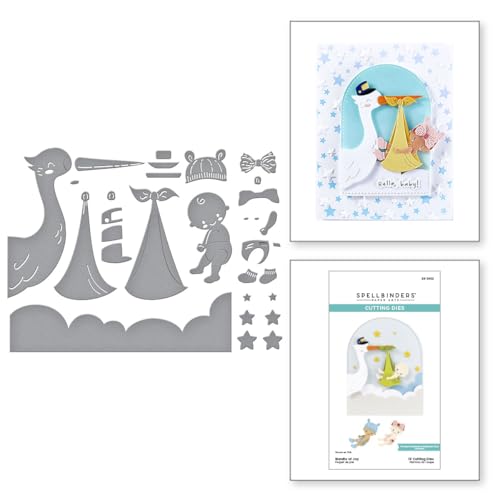Spellbinders Set mit geätzten Stanzformen aus der Little Smiles Kollektion von Spellbinders
