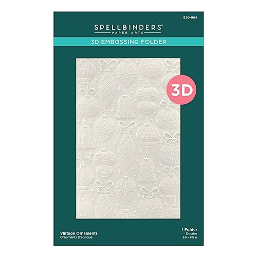 Spellbinders Vintage Ornaments 3D Prägeschablone aus der Classic Christmas Collection Spellbinders Vintage Ornaments 3D Prägeschablone aus der Classic Christmas Collection von Spellbinders
