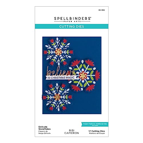 Spellbinders Zarte Schneeflocken-Stanzformen aus der Bibi's Snowflakes Kollektion von Bibi Cameron Spellbinders Zarte Schneeflocken-Stanzformen aus der Bibi's Snowflakes Kollektion von Bibi Cameron von Spellbinders