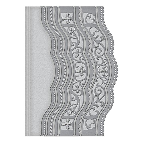 Unbekannt Borderabilities Spellbinder-Schablonen Papier Arts Gold Facetten sterben Vorlage 2 Kunstvolle Stanzformen, ausgekehlte Kanten braun von Spellbinders