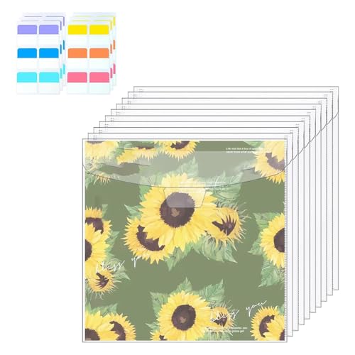 Spemendi 10-Teiliger Scrapbook-Papier-Aufbewahrungs-Organizer für 12 X 12 Scrapbooking-Papier, mit 6 Bunten Selbstklebenden Index-Tabs von Spemendi