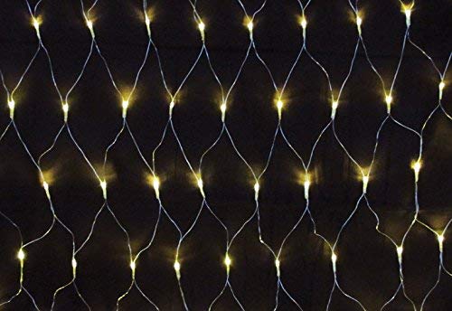 160 LED Lichternetz warmweiß - Lichterkette Netz für Innen + Außen - Weihnachtsdekoration von Spetebo