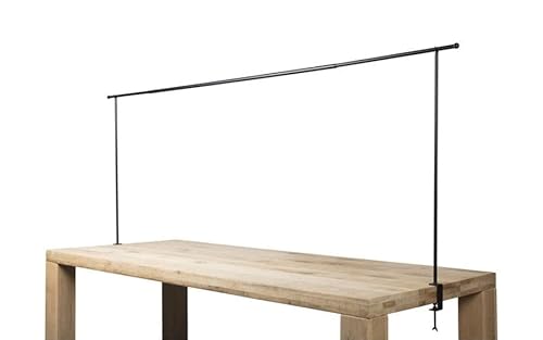 Deko Tischgestell schwarz ausziehbar - 220-250 cm - Metall Dekostange mit Schraubklemmen - Tisch Dekoration Halter Stange Rahmen für Weihnachten Ostern Geburtstag Party Deko Tischgestell schwarz ausziehbar - 220-250 cm - Metall Dekostange mit Schraubklemmen - Tisch Dekoration Halter Stange Rahmen für Weihnachten Ostern Geburtstag Party von Spetebo