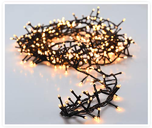 Spetebo LED Büschel Cluster Lichterkette warm weiß - 30 m / 1500 LED - Weihnachtsbaum Garten Deko Beleuchtung IP44 mit Stromkabel - Weihnachtsbeleuchtung für Innen + Außen Spetebo LED Büschel Cluster Lichterkette warm weiß - 30 m / 1500 LED - Weihnachtsbaum Garten Deko Beleuchtung IP44 mit Stromkabel - Weihnachtsbeleuchtung für Innen + Außen von Spetebo
