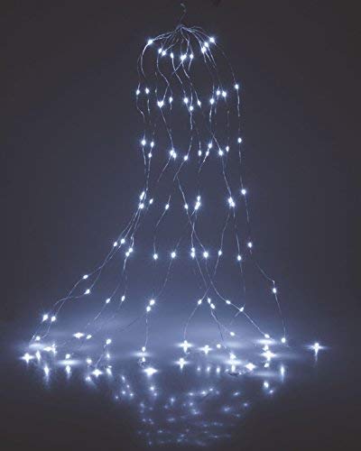 Spetebo Micro Lichterbündel 160 LED kaltweiß - 8x20 LED / 2m - Leucht Draht Lichterkette Batterie betrieben Spetebo Micro Lichterbündel 160 LED kaltweiß - 8x20 LED / 2m - Leucht Draht Lichterkette Batterie betrieben von Spetebo