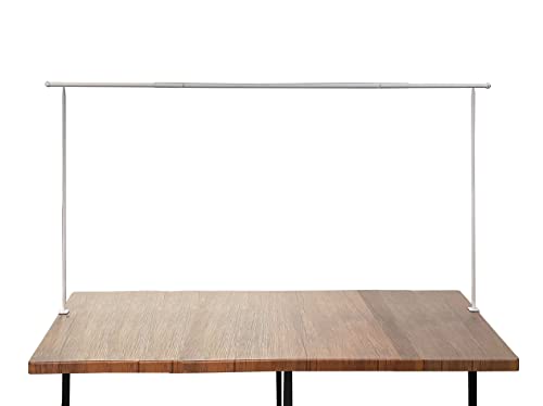 Spetebo Deko Tischgestell weiß ausziehbar - 220-250 cm - Metall Dekostange mit Schraubklemmen - Tisch Dekoration Halter Stange Rahmen für Weihnachten Ostern Geburtstag Party Spetebo Deko Tischgestell weiß ausziehbar - 220-250 cm - Metall Dekostange mit Schraubklemmen - Tisch Dekoration Halter Stange Rahmen für Weihnachten Ostern Geburtstag Party von Spetebo
