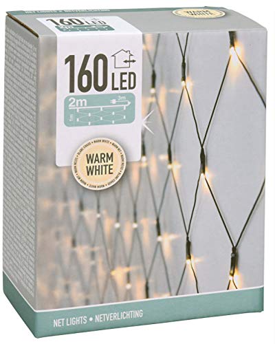Spetebo LED Lichternetz mit 160 LEDs - warmweiß - für Innen und Außen - 200 x 100 cm Spetebo LED Lichternetz mit 160 LEDs - warmweiß - für Innen und Außen - 200 x 100 cm von Spetebo