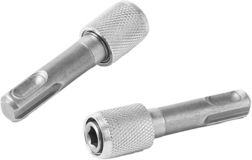 2 Stück SDS Plus Adapter,6.35mm SDS Bithalter,Robust Silber Sechskantschaft Bohrerhalter Konverter,Rundschaft auf Sechskantschaft Konverter,Einfacher Einbau,für Schlagbohrer Hammerbohrer 2 Stück SDS Plus Adapter,6.35mm SDS Bithalter,Robust Silber Sechskantschaft Bohrerhalter Konverter,Rundschaft auf Sechskantschaft Konverter,Einfacher Einbau,für Schlagbohrer Hammerbohrer von SpetngSake