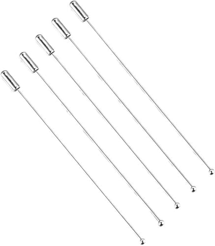 20 Stücke Kragennadel,90mm Hutnadel,Metal Schal und Hutnadeln,Vielseitig Einsetzbare Silber Pins mit 3mm Perle,Schalnadel mit Stopper,für Kostüm Anzug Krawatte Hut Schmuck Machen 20 Stücke Kragennadel,90mm Hutnadel,Metal Schal und Hutnadeln,Vielseitig Einsetzbare Silber Pins mit 3mm Perle,Schalnadel mit Stopper,für Kostüm Anzug Krawatte Hut Schmuck Machen von SpetngSake