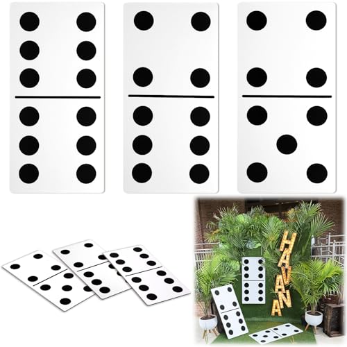 Spiareal Große Domino-Papptafel, Domino-Party-Dekoration, 2,4 x 4,5 m, Casino Las Vegas, Havanna, Nächte, Kuba, Party, Themen-Dekorationen, Spiel, Abschlussball, Nacht, Geburtstag, Hochzeit, Feier Spiareal Große Domino-Papptafel, Domino-Party-Dekoration, 2,4 x 4,5 m, Casino Las Vegas, Havanna, Nächte, Kuba, Party, Themen-Dekorationen, Spiel, Abschlussball, Nacht, Geburtstag, Hochzeit, Feier von Spiareal