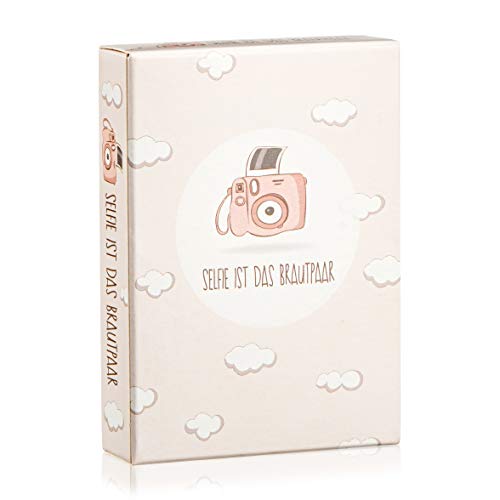 Hochzeitsspiel: Selfie ist das Brautpaar – Box mit kreativen und lustigen Fotoaufgaben – Tolles Spiel für Gäste oder Geschenkidee für das Brautpaar – Eisbrecher für die Hochzeit Hochzeitsspiel: Selfie ist das Brautpaar – Box mit kreativen und lustigen Fotoaufgaben – Tolles Spiel für Gäste oder Geschenkidee für das Brautpaar – Eisbrecher für die Hochzeit von Spielehelden