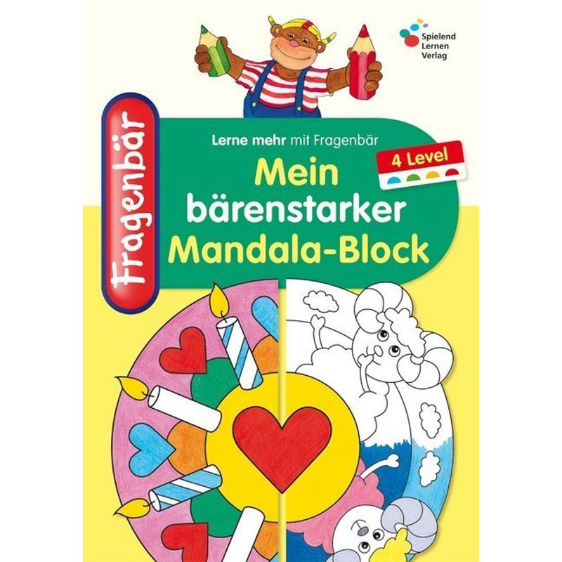 Fragenbär - Mein Bärenstarker Mandala-Block - Bengt Fels, Kartoniert (TB) von Spielend Lernen