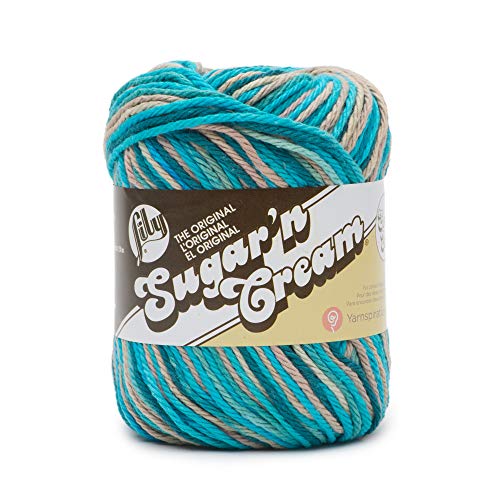 Lily Sugar'n Cream 10201919995 Super Size Garn, Pebble Beach Ombre, 3 oz, 131 Meter Lily Sugar'n Cream 10201919995 Super Size Garn, Pebble Beach Ombre, 3 oz, 131 Meter von Lily