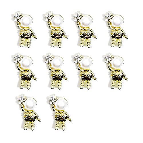 10 Stück 3D Nail Art Charms Nägel Charms Strass Gold Silber Nagel Schmuck für Acrylnägel Großer Bär Kaninchen Astronaut Strass Tropfen Nail Art Dekoration Zubehör Diamant Nagel Edelsteine #11 10 Stück 3D Nail Art Charms Nägel Charms Strass Gold Silber Nagel Schmuck für Acrylnägel Großer Bär Kaninchen Astronaut Strass Tropfen Nail Art Dekoration Zubehör Diamant Nagel Edelsteine #11 von SpirWoRchlan