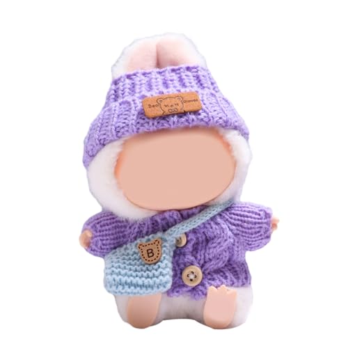 3-teilige Kleidung und Zubehör für 17 cm große Puppen, inklusive Strickmütze, Pullovertasche oder Kamera für Mädchen, Jungen, Kindergeburtstagsgeschenk, 17 cm Puppenkleidungsset für Puppenzubehör 3-teilige Kleidung und Zubehör für 17 cm große Puppen, inklusive Strickmütze, Pullovertasche oder Kamera für Mädchen, Jungen, Kindergeburtstagsgeschenk, 17 cm Puppenkleidungsset für Puppenzubehör von SpirWoRchlan