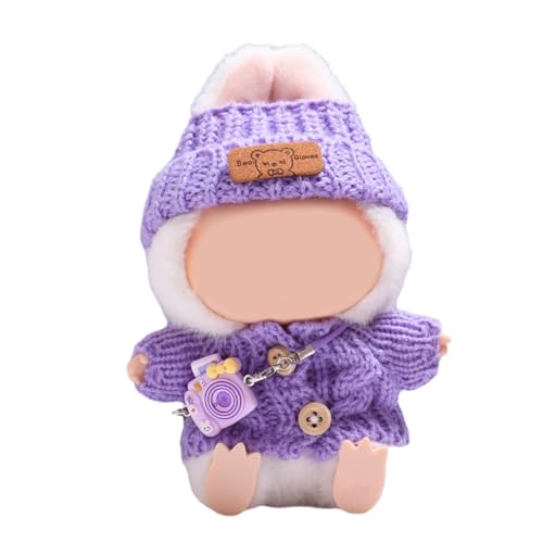 3-teilige Kleidung und Zubehör für 17 cm große Puppen, inklusive Strickmütze, Pullovertasche oder Kamera für Mädchen, Jungen, Kindergeburtstagsgeschenk, 17 cm Puppenkleidungsset für Puppenzubehör 3-teilige Kleidung und Zubehör für 17 cm große Puppen, inklusive Strickmütze, Pullovertasche oder Kamera für Mädchen, Jungen, Kindergeburtstagsgeschenk, 17 cm Puppenkleidungsset für Puppenzubehör von SpirWoRchlan