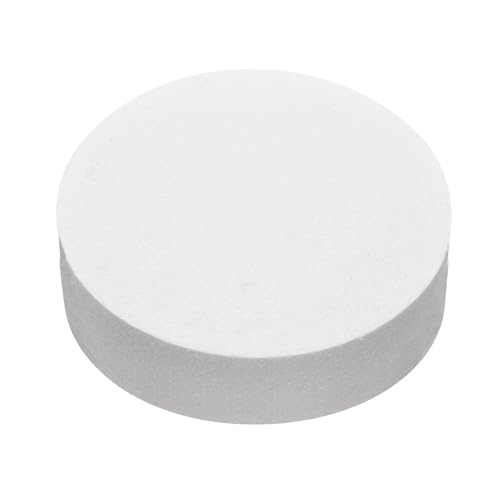 Runder Kuchen-Schnuller, gerade Kante, Kuchendekoration oder Verwendung für langlebige Displays, glattes Polystyrol, runde Kuchen-Dummy, 10,2 cm, 15,2 cm, 20,3 cm, Schaumstoff-Kuchenmodelle zum Runder Kuchen-Schnuller, gerade Kante, Kuchendekoration oder Verwendung für langlebige Displays, glattes Polystyrol, runde Kuchen-Dummy, 10,2 cm, 15,2 cm, 20,3 cm, Schaumstoff-Kuchenmodelle zum von SpirWoRchlan