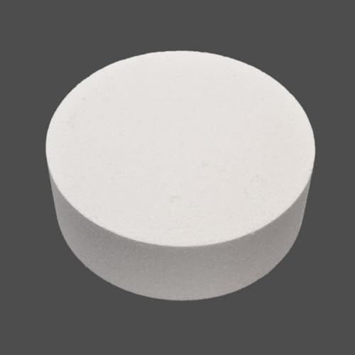 Runder Kuchen-Schnuller, gerade Kante, Übungskuchendekoration oder Verwendung für langlebige Displays, glattes Polystyrol, runde Kuchen-Dummy, 10,2 cm/15,2 cm/20,3 cm Schaumstoff-Kuchenmodelle zum Runder Kuchen-Schnuller, gerade Kante, Übungskuchendekoration oder Verwendung für langlebige Displays, glattes Polystyrol, runde Kuchen-Dummy, 10,2 cm/15,2 cm/20,3 cm Schaumstoff-Kuchenmodelle zum von SpirWoRchlan