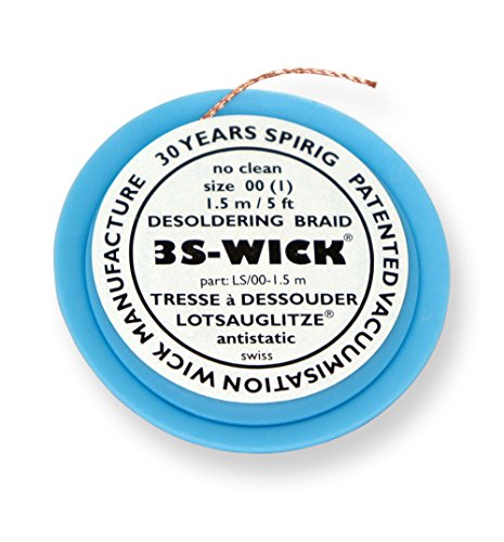 Spirig 3S-Wick Lotsauglitze 0,8 mm auf 1,5 m Antistatikspule, WICK0.8-1.5 von Spirig