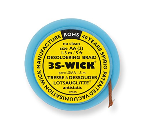 Spirig 3S-Wick Lotsauglitze 1,5 mm auf 1,5 m Antistatikspule, WICK1.5-1.5 Spirig 3S-Wick Lotsauglitze 1,5 mm auf 1,5 m Antistatikspule, WICK1.5-1.5 von Spirig