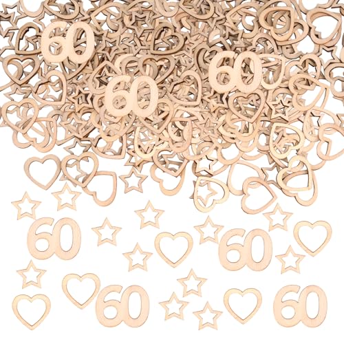 150 Holz Konfetti-Tabletten Geburtstag Deko, Mann Und Frau Konfetti streudeko geburtstag, Kann Als Tortendeko, Tischdeko Und Wanddekorationen Zum Geburtstagen Usw 150 Holz Konfetti-Tabletten Geburtstag Deko, Mann Und Frau Konfetti streudeko geburtstag, Kann Als Tortendeko, Tischdeko Und Wanddekorationen Zum Geburtstagen Usw von Sploziia
