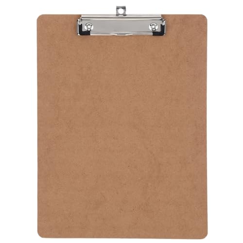 Klemmbrett A4 A5-Natur Holz Clipboard, Nachhaltiges Klemmbrettmappe A4 A5, Klemmbrett Für Büro Und Freizeit（Einfarbig） von Sploziia