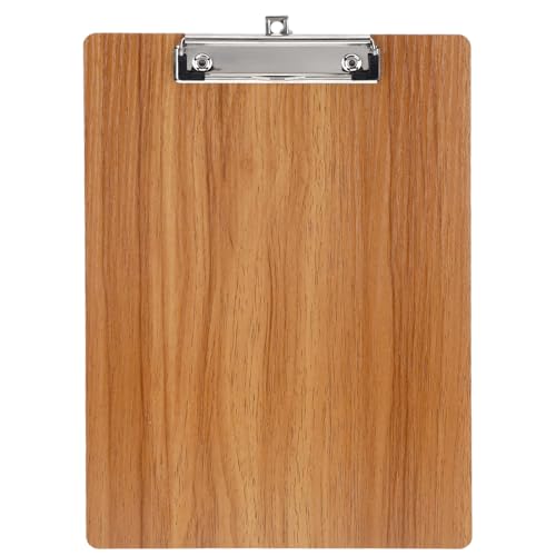 Klemmbrett A4 A5-Natur Holz Clipboard, Nachhaltiges Klemmbrettmappe A4 A5, Klemmbrett Für Büro Und Freizeit（Holzmaserung） von Sploziia