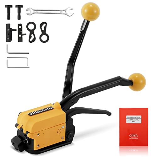 Spolehli Umreifungswerkzeuge aus Stahl Handheld nahtlose Metall Bindungswerkzeug Geeignet eignet sich für 13-19mm breite Stahlband Bindeverpackung Spolehli Umreifungswerkzeuge aus Stahl Handheld nahtlose Metall Bindungswerkzeug Geeignet eignet sich für 13-19mm breite Stahlband Bindeverpackung von Spolehli