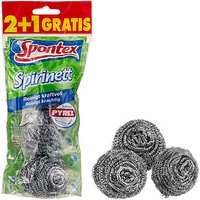 Spontex Spirinett Edelstahl-Topfreiniger, 3 St. von Spontex