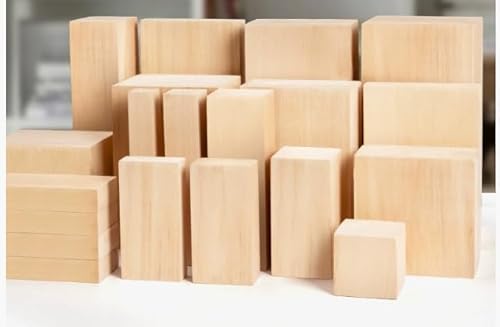 14 Stück Lindenholz zum Schnitzen: Schnitzholz 3 Größen Schnitzblöcke, Holzblöcke zum Basteln, Holzklötzchen Schnitz-Kit, Linde Holzschnitzen, Holzschnitzerei-Set für Anfänger und Profis 14 Stück Lindenholz zum Schnitzen: Schnitzholz 3 Größen Schnitzblöcke, Holzblöcke zum Basteln, Holzklötzchen Schnitz-Kit, Linde Holzschnitzen, Holzschnitzerei-Set für Anfänger und Profis von Sporgo