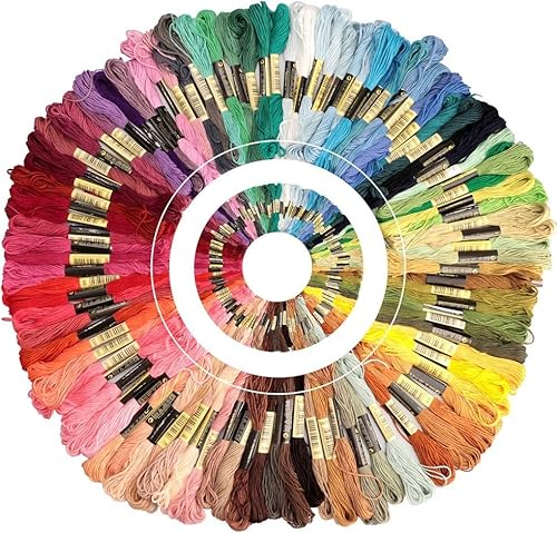 Sporgo 200 Farben Stickgarn: Stickgarn für Garn Freundschaftsbänder, Embroidery Floss Baumwolle Polyester Weicher Multifarben Knüpfgarn für Armbänder Stickerei Basteln Leisure Arts Sporgo 200 Farben Stickgarn: Stickgarn für Garn Freundschaftsbänder, Embroidery Floss Baumwolle Polyester Weicher Multifarben Knüpfgarn für Armbänder Stickerei Basteln Leisure Arts von Sporgo