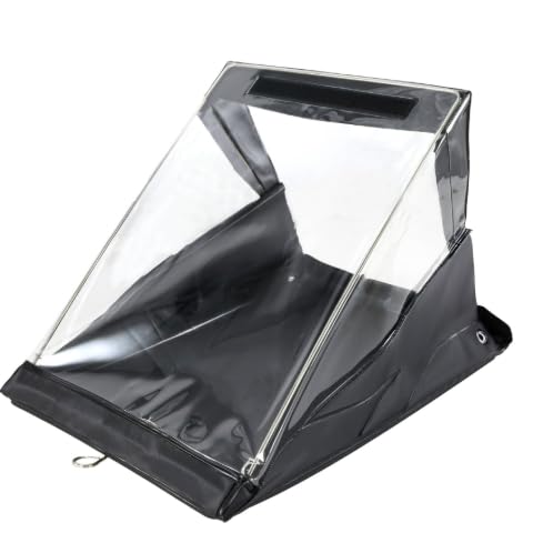 Wasserdichtes Klemmbrett A4: Hochformat Klemmbrett A4 mit deckel, Schreibbrett Mappe A4, transparent PVC Schutzhülle Schützt Dokumente vor Regen, Schnee und Staubpartikeln von Sporgo