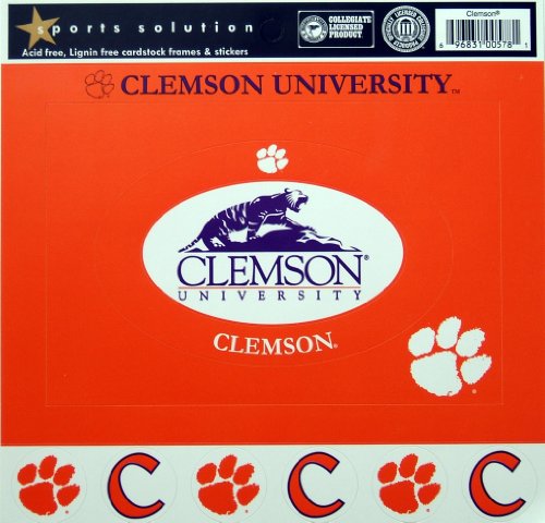 Sports Solution Clemson Tigers Cardstock Frame by Sports Solution Sports Solution Clemson Tigers Cardstock Frame by Sports Solution von Sports Solution