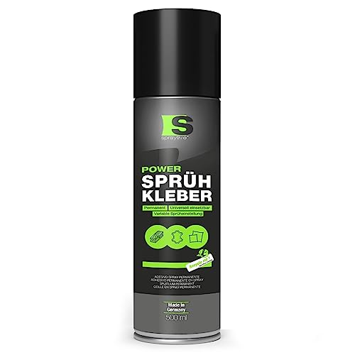 Spraytive 1 x 500ml Power Sprühkleber: Für Textilien, Vlies, Schaumstoff, Leder, Dachhimmel, Teppich, Papier & mehr - Stark permanent haftend mit variabler Sprüheinstellung Spraytive 1 x 500ml Power Sprühkleber: Für Textilien, Vlies, Schaumstoff, Leder, Dachhimmel, Teppich, Papier & mehr - Stark permanent haftend mit variabler Sprüheinstellung von Spraytive