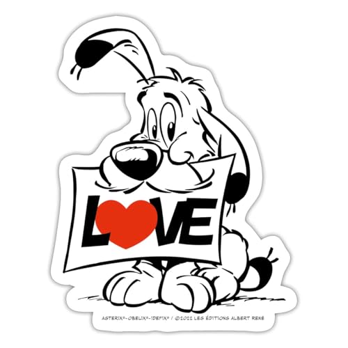 Spreadshirt Asterix & Obelix Charakter Idefix Sticker, max. 10 x 10 cm, 10 x 10 cm, Mattweiß Spreadshirt Asterix & Obelix Charakter Idefix Sticker, max. 10 x 10 cm, 10 x 10 cm, Mattweiß von Spreadshirt