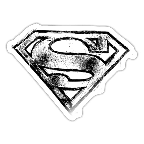 Spreadshirt DC Comics Superman Logo Gezeichnet Sticker, max. 10 x 10 cm, 10 x 10 cm, Weiß glänzend Spreadshirt DC Comics Superman Logo Gezeichnet Sticker, max. 10 x 10 cm, 10 x 10 cm, Weiß glänzend von Spreadshirt