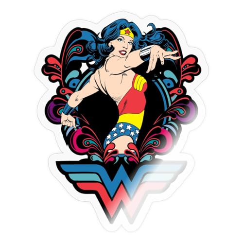 Spreadshirt DC Comics Wonder Woman Pose Sticker, max. 10 x 10 cm, 10 x 10 cm, Transparent glänzend Spreadshirt DC Comics Wonder Woman Pose Sticker, max. 10 x 10 cm, 10 x 10 cm, Transparent glänzend von Spreadshirt