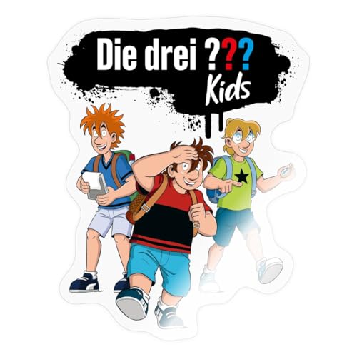Spreadshirt Die 3 Fragezeichen Kids Detektive Im Einsatz Sticker, max. 10 x 10 cm, 10 x 10 cm, Transparent glänzend Spreadshirt Die 3 Fragezeichen Kids Detektive Im Einsatz Sticker, max. 10 x 10 cm, 10 x 10 cm, Transparent glänzend von Spreadshirt