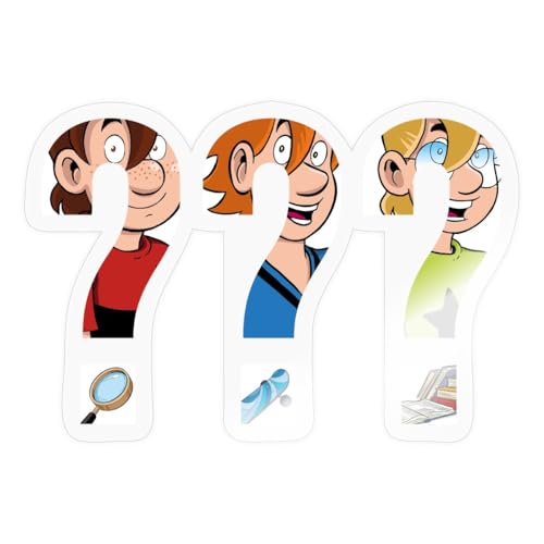 Spreadshirt Die Drei Fragezeichen Kids Silhouetten Sticker, max. 10 x 10 cm, 10 x 10 cm, Transparent glänzend Spreadshirt Die Drei Fragezeichen Kids Silhouetten Sticker, max. 10 x 10 cm, 10 x 10 cm, Transparent glänzend von Spreadshirt