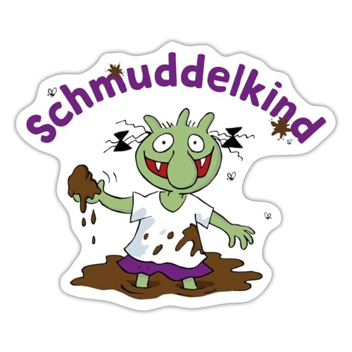 Spreadshirt Die Olchis Classic Schmuddelkind Im Schlamm Sticker, max. 10 x 10 cm, 10 x 10 cm, Mattweiß Spreadshirt Die Olchis Classic Schmuddelkind Im Schlamm Sticker, max. 10 x 10 cm, 10 x 10 cm, Mattweiß von Spreadshirt