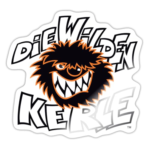 Spreadshirt Die Wilden Kerle Logo Sticker, 10 x 10 cm, Weiß glänzend von Spreadshirt