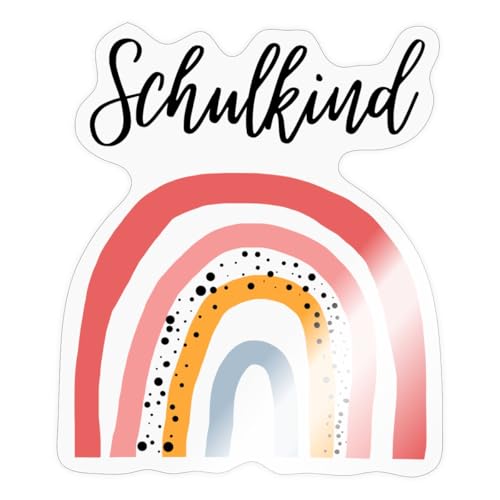 Spreadshirt Einschulung Schulkind 2025 Regenbogen Geschenkidee Sticker, max. 10 x 10 cm, 10 x 10 cm, Transparent glänzend Spreadshirt Einschulung Schulkind 2025 Regenbogen Geschenkidee Sticker, max. 10 x 10 cm, 10 x 10 cm, Transparent glänzend von Spreadshirt