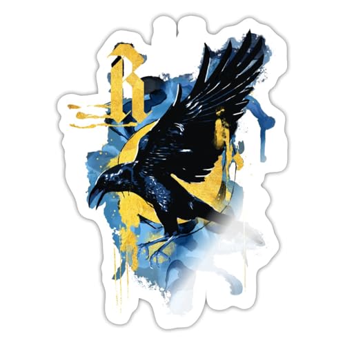 Spreadshirt Harry Potter Haus Ravenclaw Rabe Sticker, max. 10 x 10 cm, 10 x 10 cm, Weiß glänzend Spreadshirt Harry Potter Haus Ravenclaw Rabe Sticker, max. 10 x 10 cm, 10 x 10 cm, Weiß glänzend von Spreadshirt