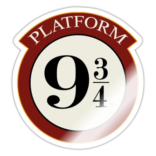 Spreadshirt Harry Potter Platform 9 3/4 Sticker, max. 10 x 10 cm, 10 x 10 cm, Weiß glänzend Spreadshirt Harry Potter Platform 9 3/4 Sticker, max. 10 x 10 cm, 10 x 10 cm, Weiß glänzend von Spreadshirt